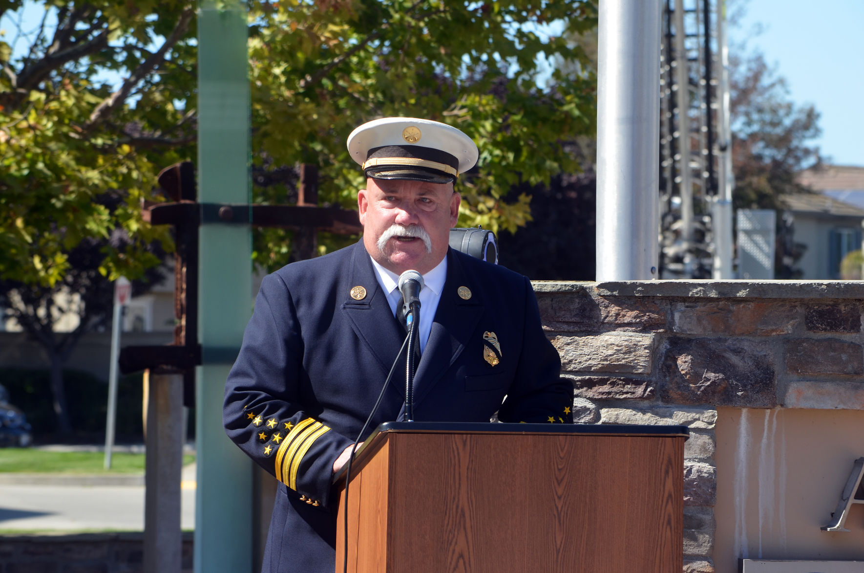 Sept. 11 20th anniversary ceremonies in the Napa Valley